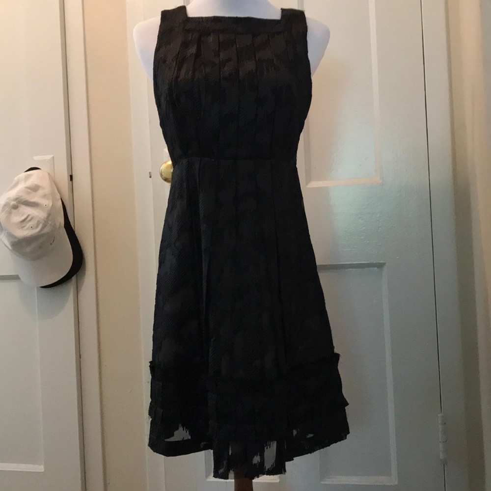 L.A.M.B. Zebra Embroidered Dress